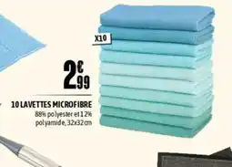 L'incroyable Lavettes microfibre offre