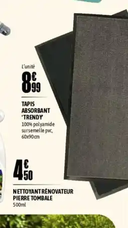 L'incroyable Tapis absorbant 'trendy offre