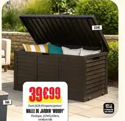 L'incroyable Malle de jardin 'woody' offre