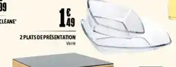 L'incroyable 2 plats deprésentation offre