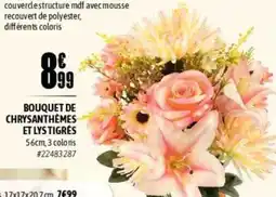 L'incroyable Bouquet de chrysanthèmes et lys tigres offre