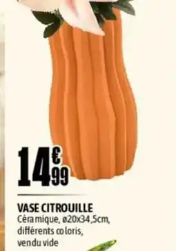 L'incroyable Vase citrouille offre