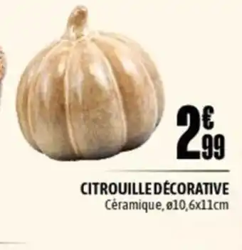 L'incroyable Citrouille décorative offre