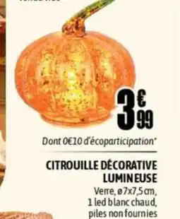 L'incroyable Citrouille décorative lumineuse offre