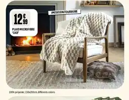 L'incroyable Plaid microfibre 'caly' offre