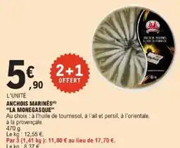 E.Leclerc Anchois marinés la monegasque offre