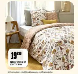 L'incroyable Parure housse de couette'sina' offre