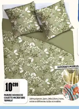 L'incroyable Parure houssede couette microfibre offre