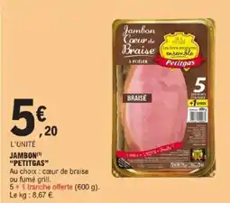 E.Leclerc Jambon petitgas offre