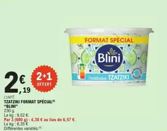 E.Leclerc Express BLINI Tzatziki format spécial offre