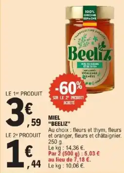 E.Leclerc Miel beeliz offre