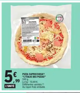 E.Leclerc Express L'ITALIE DES PIZZAS Pizza capricciosa offre