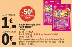 E.Leclerc Boule magique gum zed candy offre