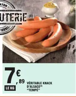E.Leclerc Express TEMPÉ Véritable knack d'alsace offre