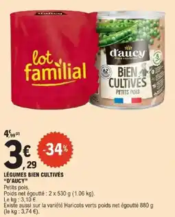 E.Leclerc Légumes bien cultivés d'aucy offre