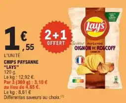 E.Leclerc Chips paysanne lays offre