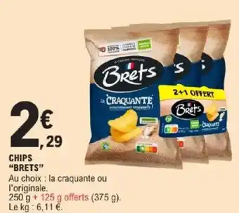 E.Leclerc Chips brets offre