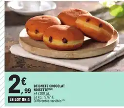 E.Leclerc Express Beignets chocolat noisette offre