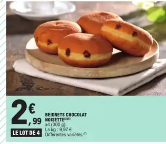 E.Leclerc Express Beignets chocolat noisette offre