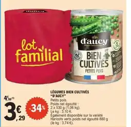 E.Leclerc Express D'AUCY Légumes bien cultivés offre