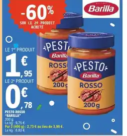 E.Leclerc Express BARILLA Pesto rosso offre