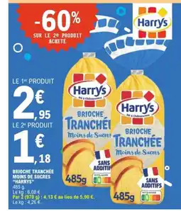 E.Leclerc Express HARRYS Brioche tranchée moins de sucres offre