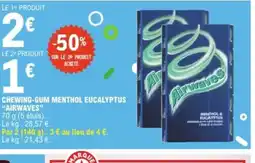 E.Leclerc Express AIRWAVES Chewing-gum menthol eucalyptus offre