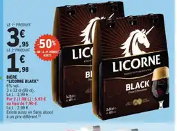 E.Leclerc Express LICORNE BLACK Bière offre