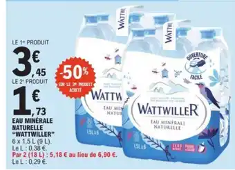 WATTWILLER Eau minérale naturelle