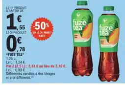 E.Leclerc Express FUZE TEA offre