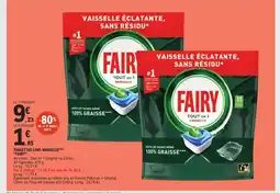 E.Leclerc Express FAIRY Tablettes lave-vaisselle offre