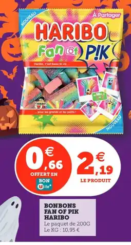Utile HARIBO Bonbons fan of pik offre