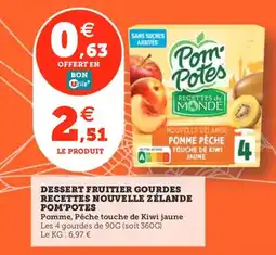 Utile POM'POTES Dessert fruitier gourdes recettes nouvelle zélande offre