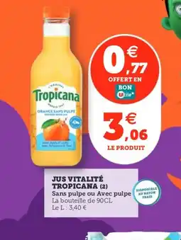 Utile TROPICANA Jus vitalité offre