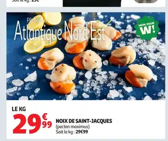 Auchan Supermarché Noix de saint-jacques offre