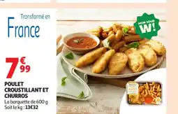 Auchan Supermarché Poulet croustillant et churros offre