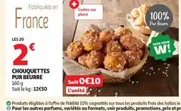 Auchan Supermarché Chouquettes pur beurre offre