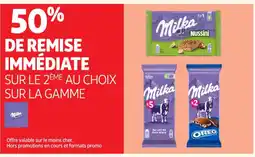 Auchan Supermarché MILKA Sur la gamme offre