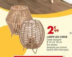 La Foir'Fouille Lampe led corde offre