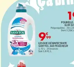 La Foir'Fouille Lessive désinfectante sanytol 34d fraîcheur offre