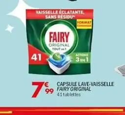 La Foir'Fouille Capsule lave-vaisselle fairy original offre