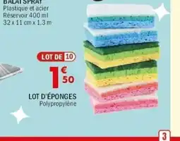 La Foir'Fouille Lot d'éponges offre