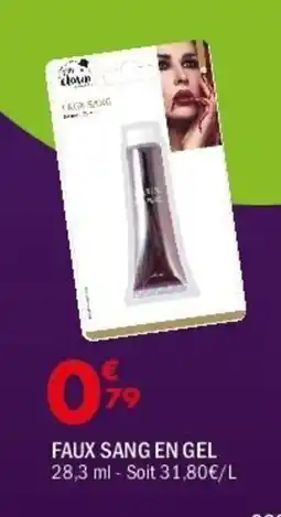 La Foir'Fouille Faux sang en gel offre
