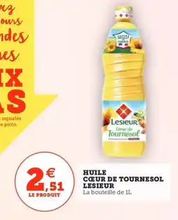 Utile LESIEUR Huile cœur de tournesol offre
