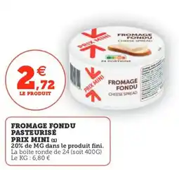 Utile Fromage fondu pasteurisé offre