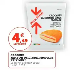 Utile Croques jambon de dinde fromage offre