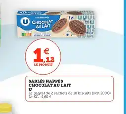Utile Sables nappes u chocolat au lait u offre