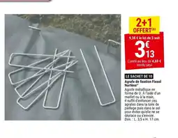 Gamm vert NORTÈNE Agrafe de fixation Fixsol offre