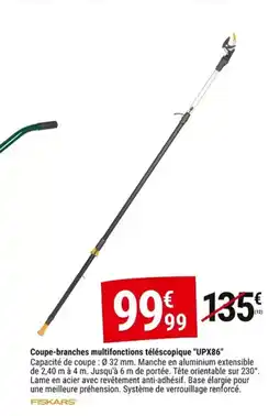 Gamm vert Coupe-branches multifonctions téléscopique UPX86 offre