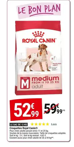 Gamm vert ROYAL CANIN Croquettes offre